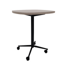 Vaux 30" Squircle Conference Table HPL Top with Square Edge Casters 36"H