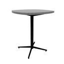 Vaux 30" Squircle Conference Table HPL Top with Square Edge Glides 36"H