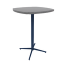 Vaux 30" Squircle Conference Table HPL Top with Knife Edge Casters 42"H