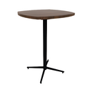 Vaux 30" Squircle Bar Table HPL Top with Square Edge Glides 42"H