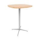 Vaux 30" Squircle Bar Table HPL Top with Square Edge Glides 42"H
