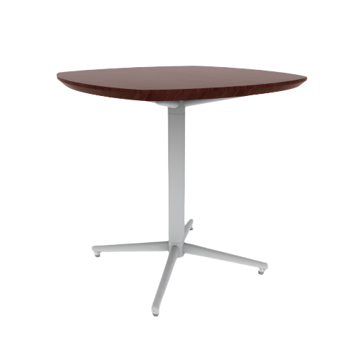 Vaux 30" Squircle Cafe Table HPL Top with Knife Edge Glides 30"H