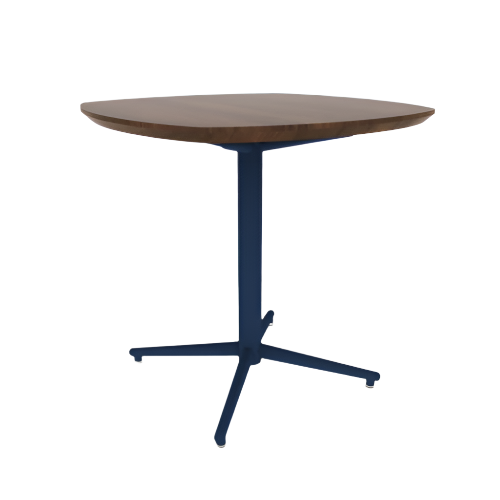 Vaux 30" Squircle Cafe Table HPL Top with Knife Edge Glides 30"H