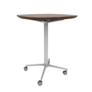 Vaux 30" Squircle Conference Table HPL Top with Knife Edge Casters 36"H