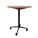 Vaux 30" Squircle Conference Table HPL Top with Knife Edge Casters 36"H