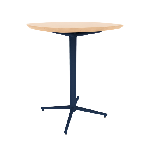 Vaux 30" Squircle Conference Table HPL Top with Knife Edge Glides 36"H