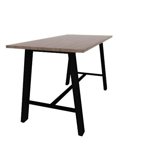 72"W x 36"D x 41"H HPL Standing Height Midtown Collaborative Table