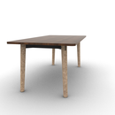 Voodoo 36" x 72" Rounded Rectangle Cafe Table HPL Top with Matching 3MM PVC Square Edge