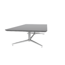 Vaux 36" x 72" Rounded Rectangle Occassional Table HPL Top with Knife Edge Glides 16"H