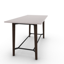 Voodoo 36" x 72" Rectangle Bar Table HPL Top with Matching 3MM PVC Square Edge