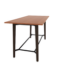 Voodoo 36" x 72" Rectangle Bar Table HPL Top with Matching 3MM PVC Square Edge