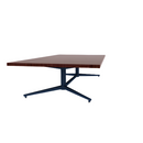 Vaux 36" x 72" Rectangle Occassional Table HPL Top with Square Edge Glides 16"H