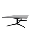 Vaux 36" x 72" Rectangle Occassional Table HPL Top with Square Edge Glides 16"H