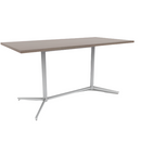 Vaux 36 x 72" Rectangle Conference Table HPL Top with Square Edge Glides 36"H