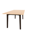 Voodoo 36" x 72" Rectangle Cafe Table HPL Top with Matching 3MM PVC Knife Edge