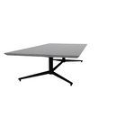 Vaux 36" x 72" Rectangle Occassional Table HPL Top with Knife Edge Glides 16"H