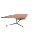 Vaux 36" x 72" Rectangle Occassional Table HPL Top with Knife Edge Glides 16"H