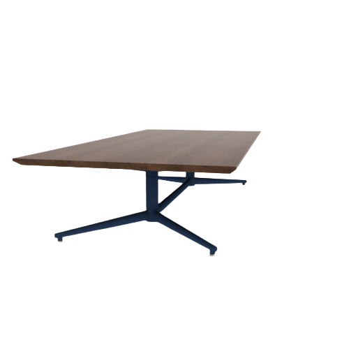 Vaux 36" x 72" Rectangle Occassional Table HPL Top with Knife Edge Glides 16"H