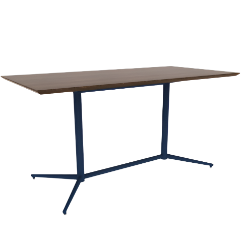 Vaux 36 x 72" Rectangle Conference Table HPL Top with Knife Edge Glides 36"H