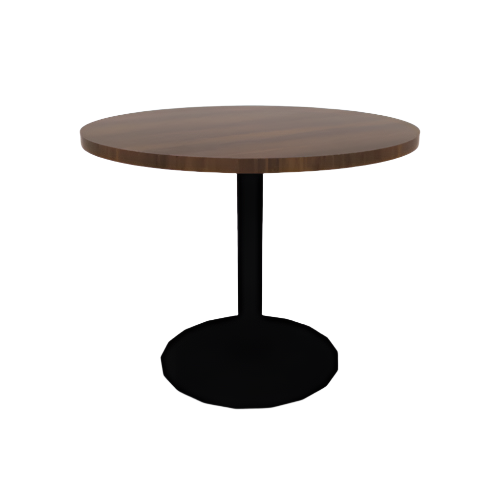 Proof 36" Dia Round Pedestal Cafe Table with Round Base HPL Top