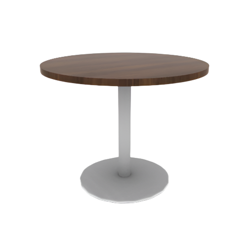 Proof 36" Dia Round Pedestal Cafe Table with Round Base HPL Top