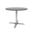 Proof 36" Dia Round Pedestal Cafe Table with X-Base HPL Top