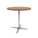 Proof 36" Round Pedestal Counter Table with X-Base HPL Top