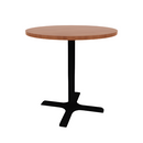 Proof 36" Round Pedestal Counter Table with X-Base HPL Top