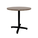 Proof 36" Round Pedestal Counter Table with Arched Base HPL Top