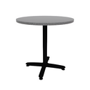 Proof 36" Round Pedestal Counter Table with Arched Base HPL Top