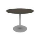Proof 36" Dia Round Pedestal Cafe Table with Round Steel Base HPL Top