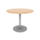 Proof 36" Dia Round Pedestal Cafe Table with Round Steel Base HPL Top