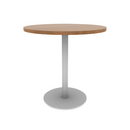 Proof 36" Round Pedestal Counter Table with Round Steel Base HPL Top