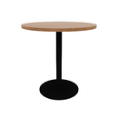 Proof 36" Round Pedestal Counter Table with Round Steel Base HPL Top