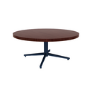 Vaux 36" Round Occassional Table HPL Top with Square Edge Glides 16"H