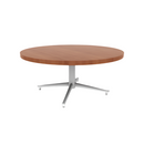 Vaux 36" Round Occassional Table HPL Top with Square Edge Glides 16"H
