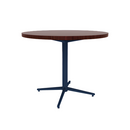 Vaux 36" Round Cafe Table HPL Top with Square Edge Glides 30"H