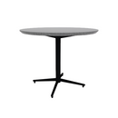 Vaux 36" Round Cafe Table HPL Top with Knife Edge Glides 30"H