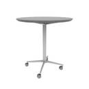 Vaux 36" Round Conference Table HPL Top with Knife Edge Casters 36"H
