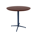 Vaux 36" Round Conference Table HPL Top with Knife Edge Glides 36"H