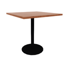 Proof 36" Square Pedestal Counter Table with Round Base HPL Top