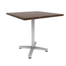 Proof 36" Square Pedestal Counter Table with Arched Base HPL Top