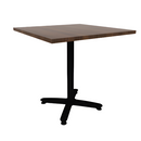 Proof 36" Square Pedestal Counter Table with Arched Base HPL Top