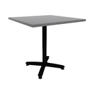 Proof 36" Square Pedestal Counter Table with Arched Base HPL Top
