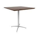 Vaux 36" Rounded Square Conference Table HPL Top with Knife Edge Glides 36"H