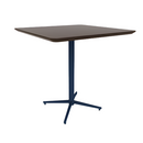 Vaux 36" Rounded Square Conference Table HPL Top with Knife Edge Glides 36"H