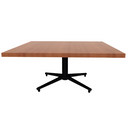 Vaux 36" Square Occassional Table HPL Top with Square Edge Glides 16"H