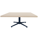 Vaux 36" Square Occassional Table HPL Top with Square Edge Glides 16"H