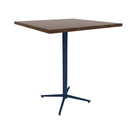 Vaux 36" Square Bar Table HPL Top with Square Edge Glides 42"H