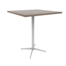 Vaux 36" Square Bar Table HPL Top with Square Edge Glides 42"H
